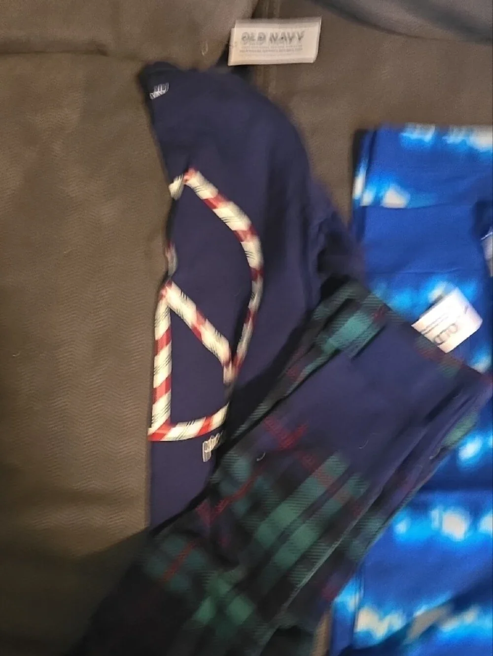 Old Navy Peace And Joy Wonder Nation Blue & White Tie-Dye Kids, Holiday  Pajamas